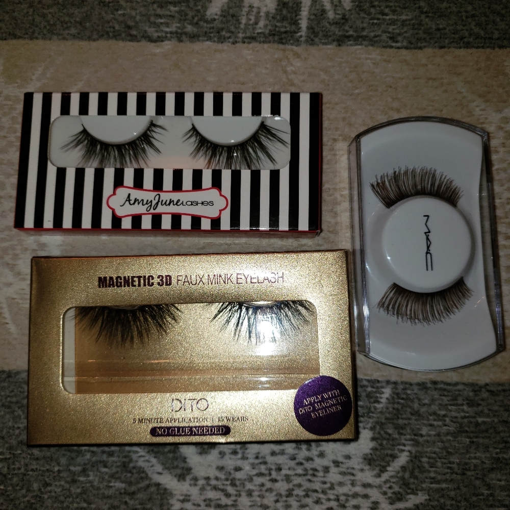 False eyelashes lot of 3